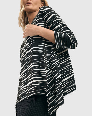 alembika-poe-cutaway-boxy-top-damen-zebra image 4