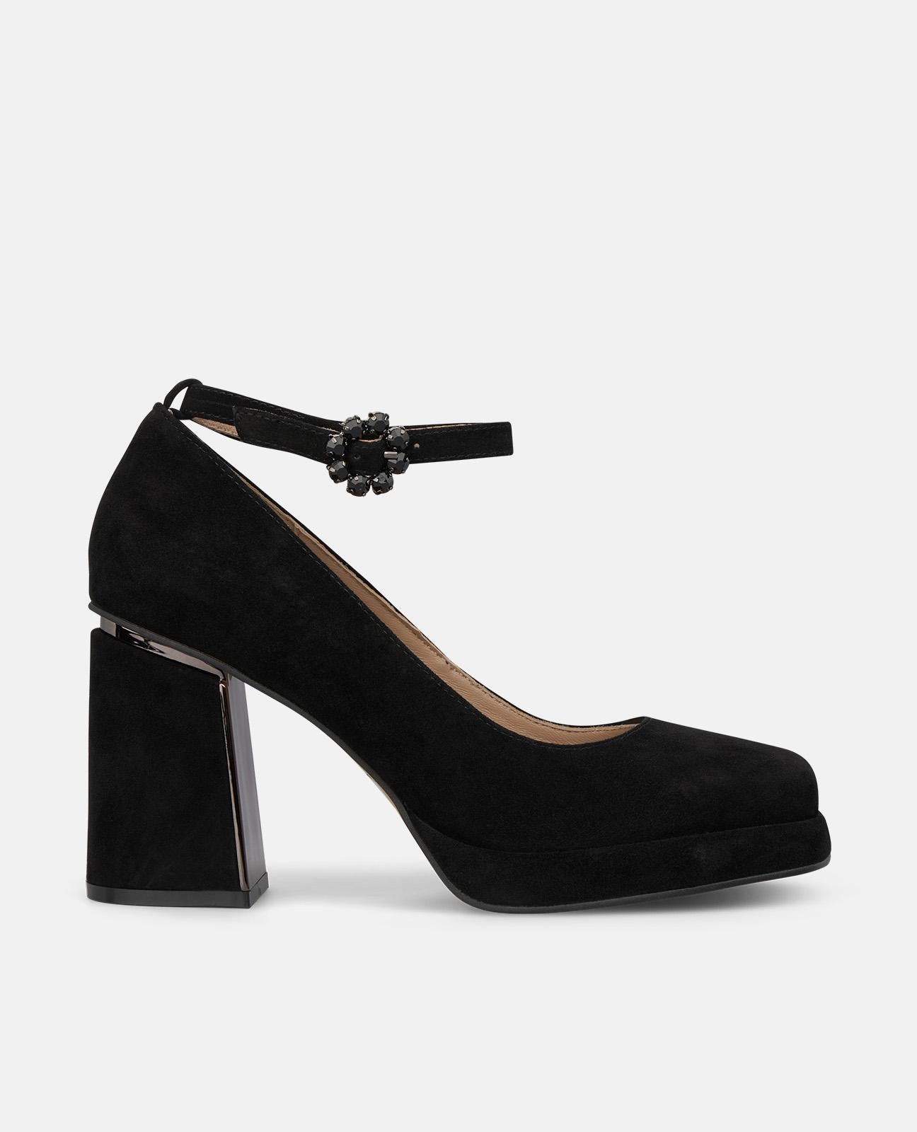 alma-en-pena-riemchenpumps-leder-schwarz-blockabsatz-8-5-cm image 1