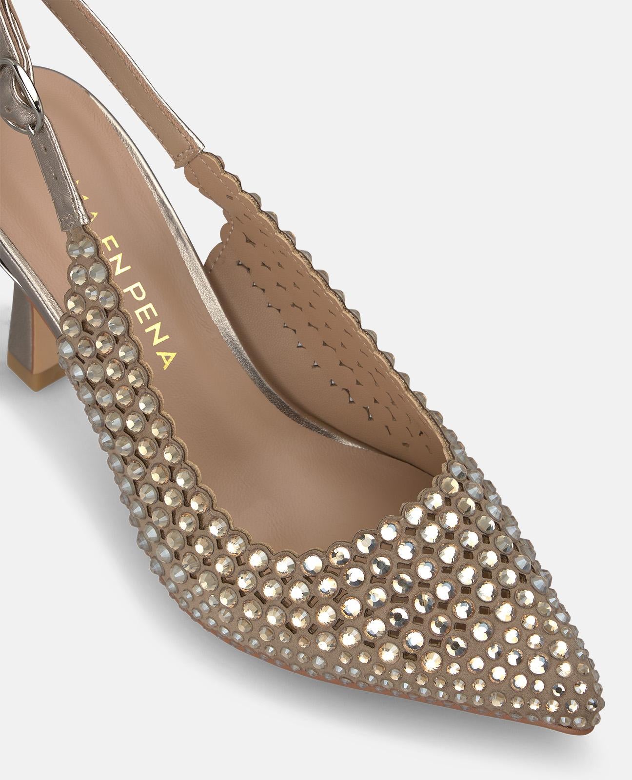 alma-en-pena-pumps-mit-strass-slingback-bronze-9-cm image 4