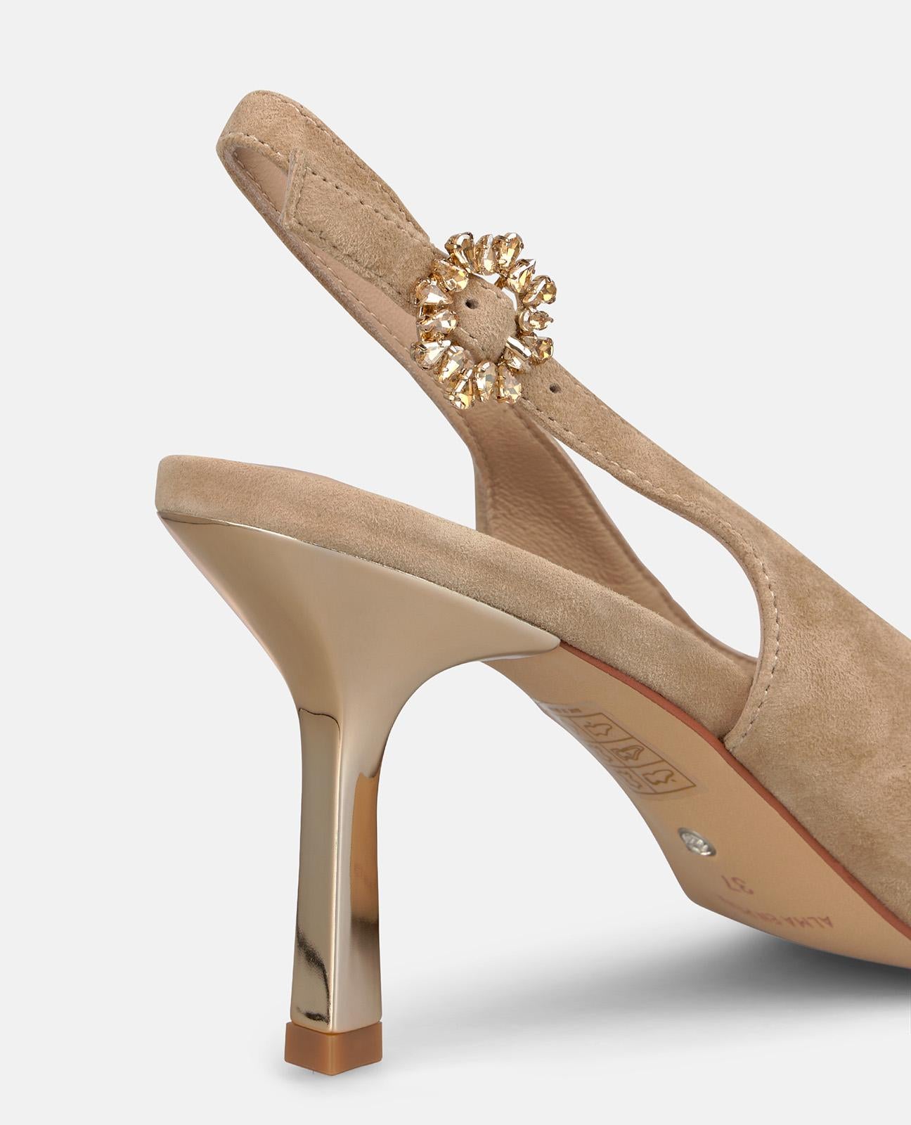 alma-en-pena-suede-open-heeled-shoe-slingpumps-wildleder-8-cm-arena image 4