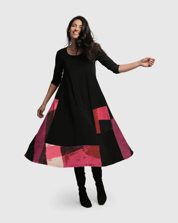 alembika-cosmopolitan-plisseekleid-magenta image 3