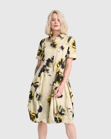 alembika-barb-cotton-shirthemdkleid-pansy-floral image 7