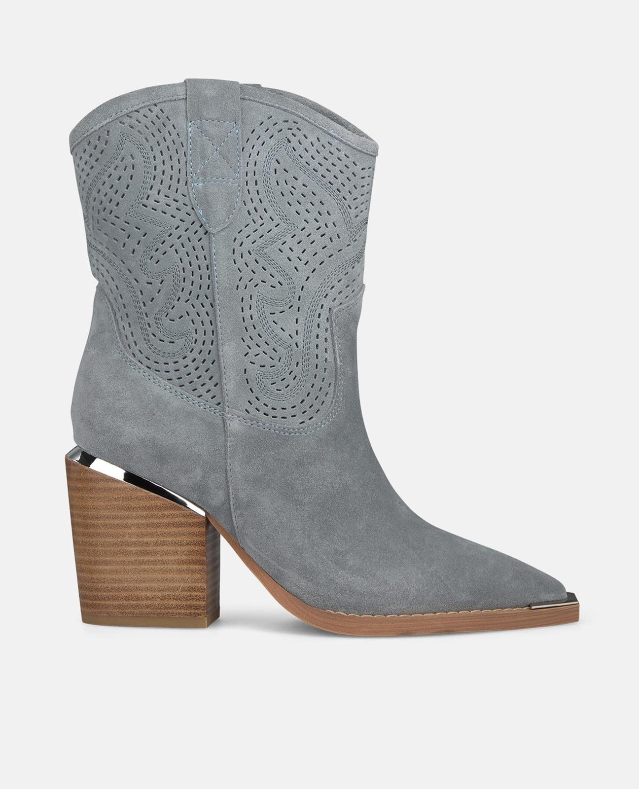 alma-en-pena-cowboy-boots-blau-denim-7-5-cm image 2