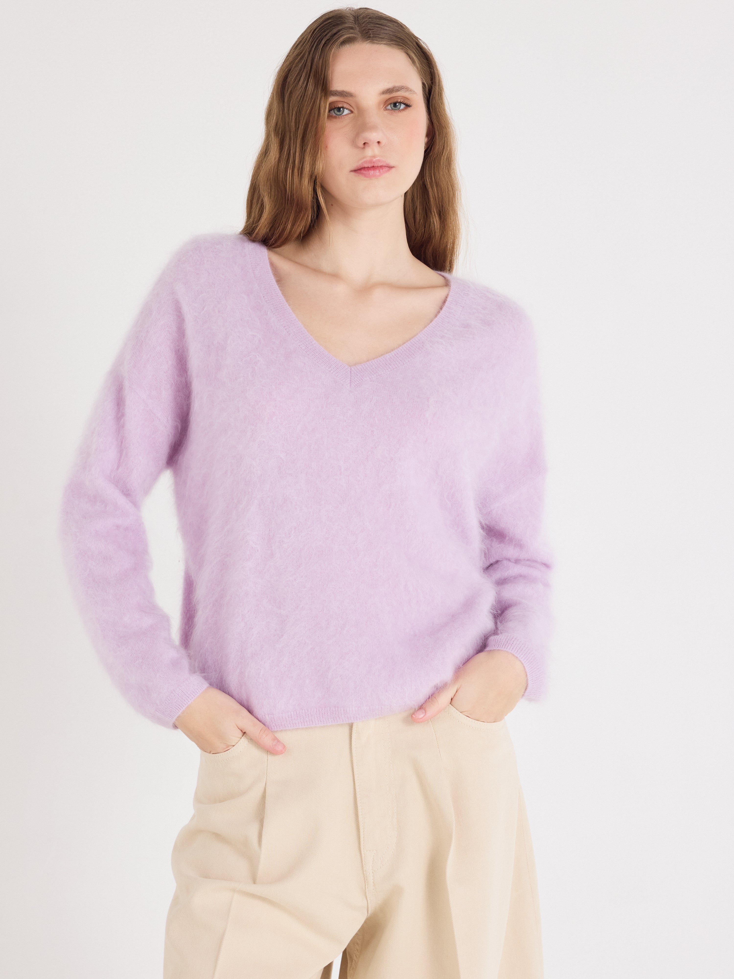 absolut-soeli-oversize-pullover-damen-v-ausschnitt-kaschmir-bross-flieder image 1