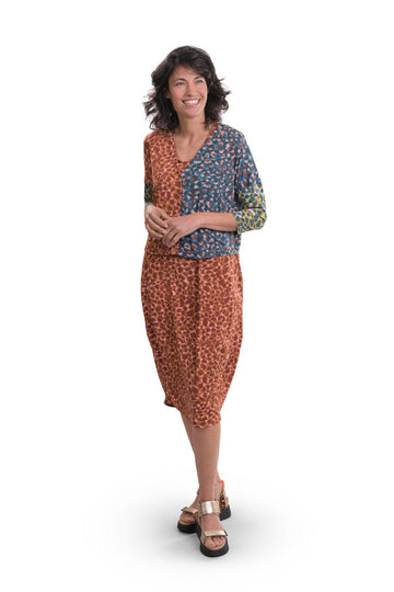 alembika-confetti-cocoon-kleid-orange-rmelloses-taschenkleid image 6