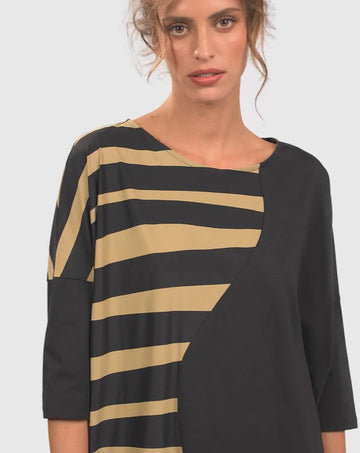 alembika-tekbika-wave-top-dunes-damen-jersey-top-mit-3-4-arm image 3