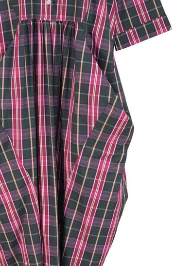 alembika-the-everything-dress-plaid-hemdblusenkleid-rosa image 3