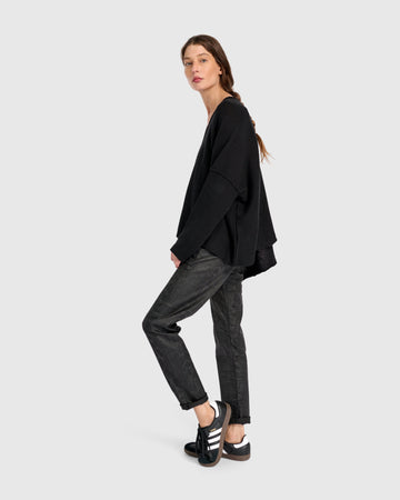 alembika-bliss-slouchy-sweater-pullover-black image 5