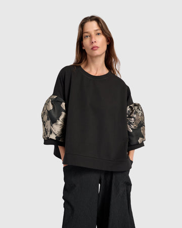 alembika-reverie-puff-sleeve-top-damen-oberteil-floral image 8