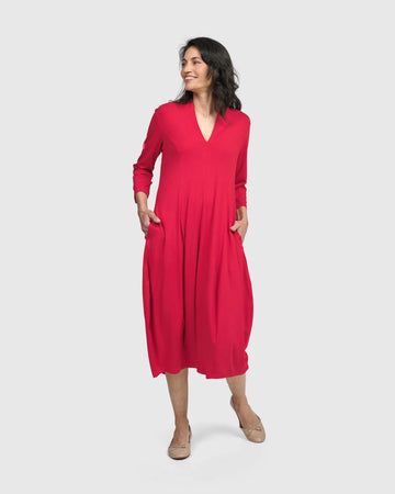 alembika-essential-cocoon-dress-kleid-red-rose image 8