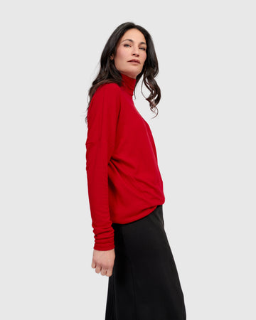 alembika-soft-knit-turtleneck-rot-rollkragenpullover image 5