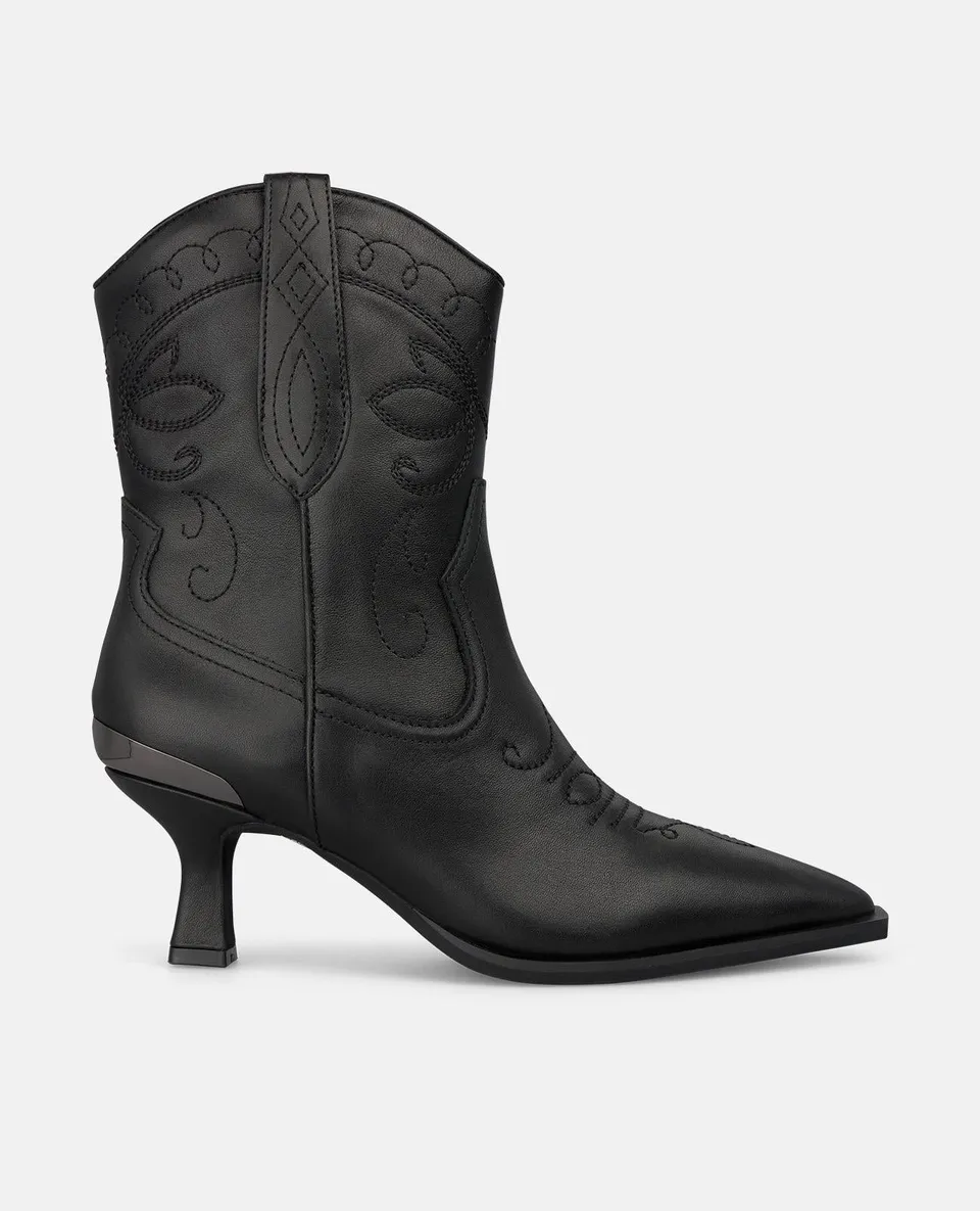 alma-en-pena-leather-cowboy-boots-rei-verschluss-schwarz image 1