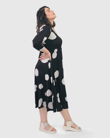 alembika-spot-swing-dress-damen-kleid-schwarz image 7