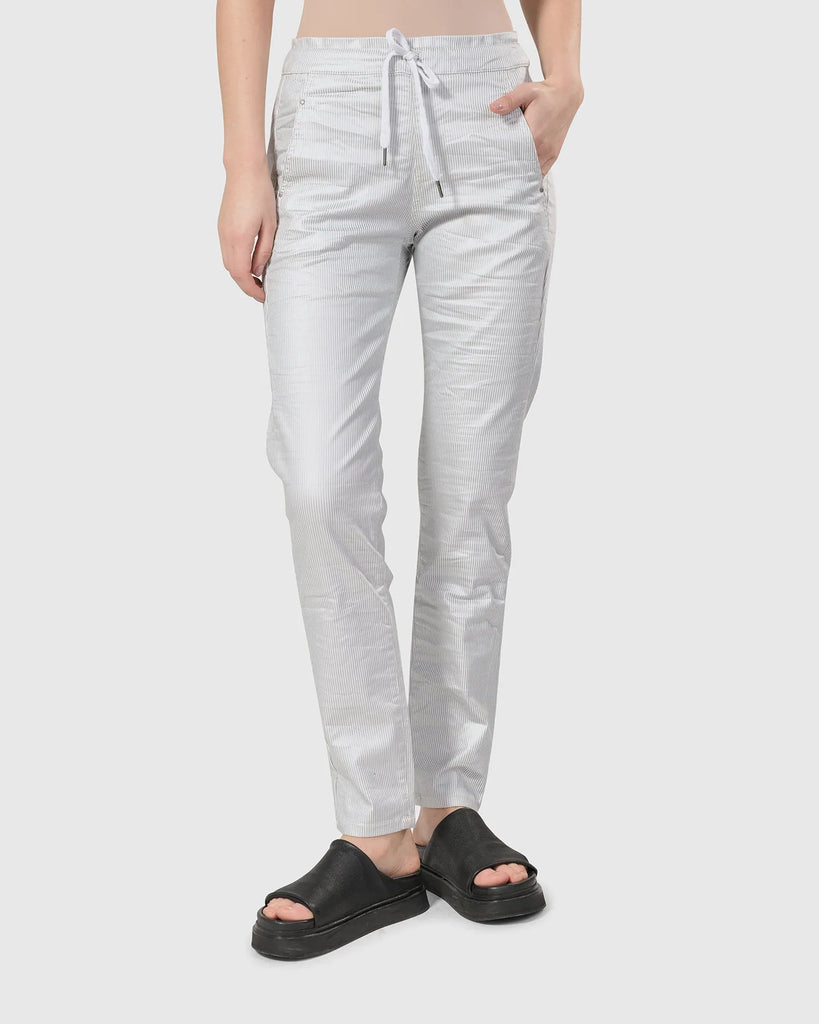 alembika-pinstripe-iconic-stretch-jeans-silver-white image 1