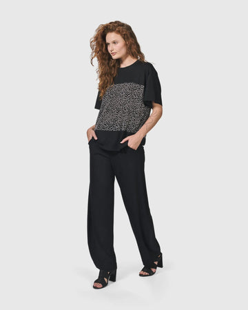 alembika-starlight-tee-dots-plissee-t-shirt-f-r-damen image 5