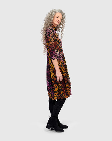 alembika-ember-cocoon-kleid-bloom-langarm image 5