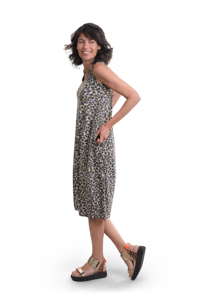 alembika-confetti-cocoon-dress-sage-kleid image 1