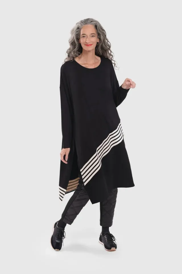 alembika-urban-muse-tunic-dress-stripes-damen-tunika-kleid image 1