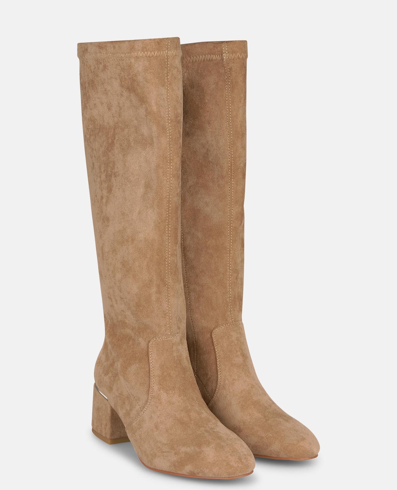 alma-en-pena-high-heeled-boots-schaftstiefel-arena-5-5-cm-blockabsatz image 2