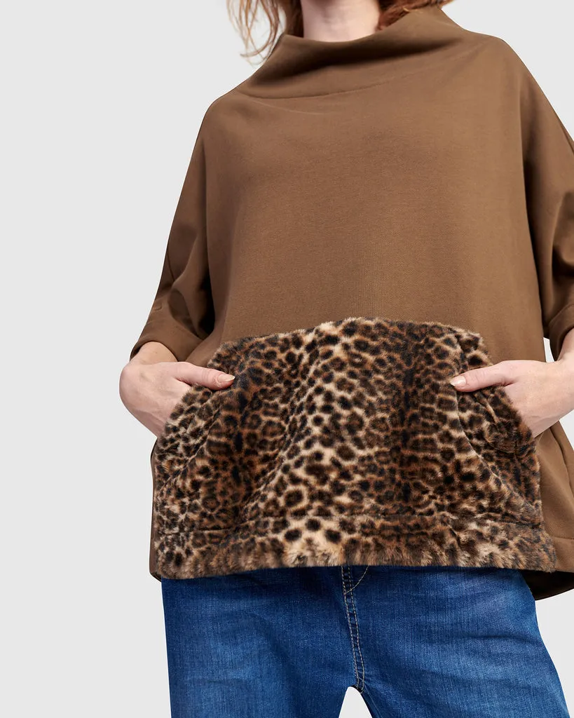 alembika-urban-muff-pullover-camel image 1