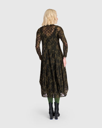 alembika-bramble-mesh-cocoon-dress-antique-midikleid image 5