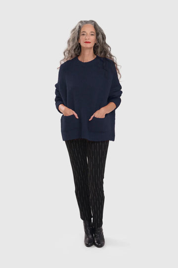 alembika-signature-crew-sweater-navy image 4