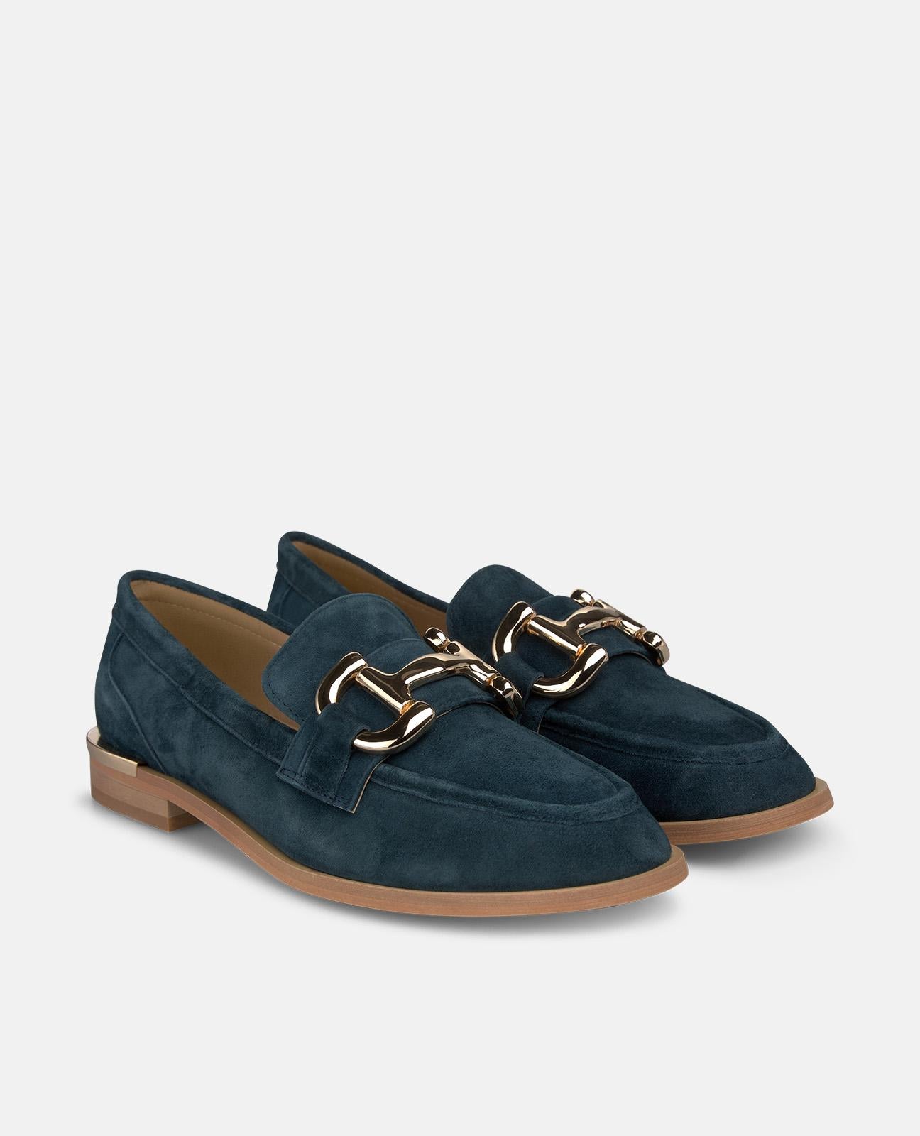 alma-en-pena-loafer-hellblau-nappaleder-metalldetail-2-cm-absatz image 2