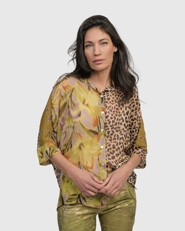 alembika-bon-voyage-button-down-shirt-mix-damen-chiffon-bluse image 4