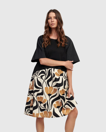 alembika-clementine-t-shirt-kleid-tulips image 3