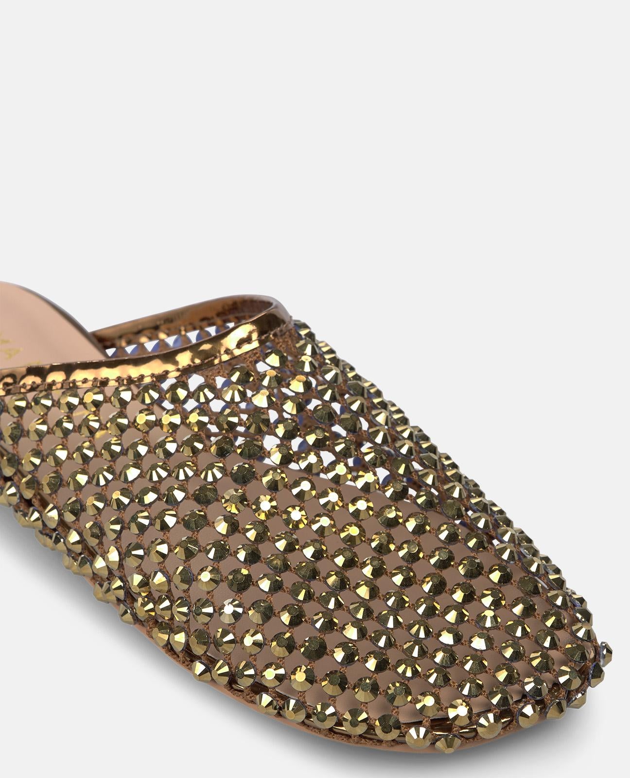 alma-en-pena-flat-mesh-mule-sandals-mules-in-bronze-mit-mesh-und-strass image 4