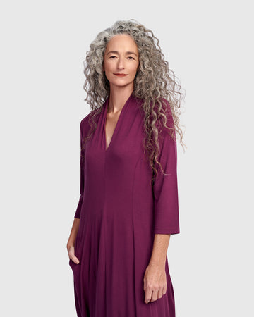 alembika-essential-cocoon-kleid-sangria image 3