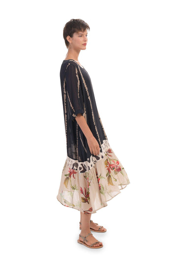 alembika-cora-drop-hem-kleid-multi-taschen image 4