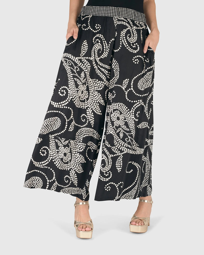 alembika-paisley-palazzo-hose-schwarz-elfenbein-wide-leg image 1