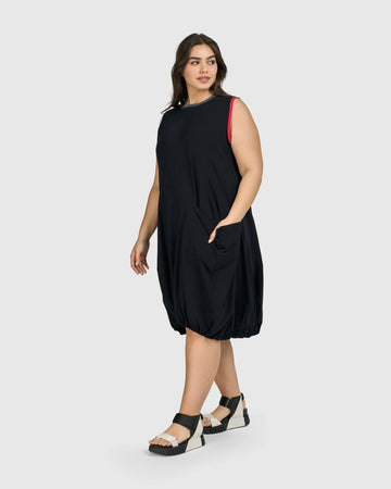 alembika-tekbika-camille-rmelloses-kleid-schwarz image 8