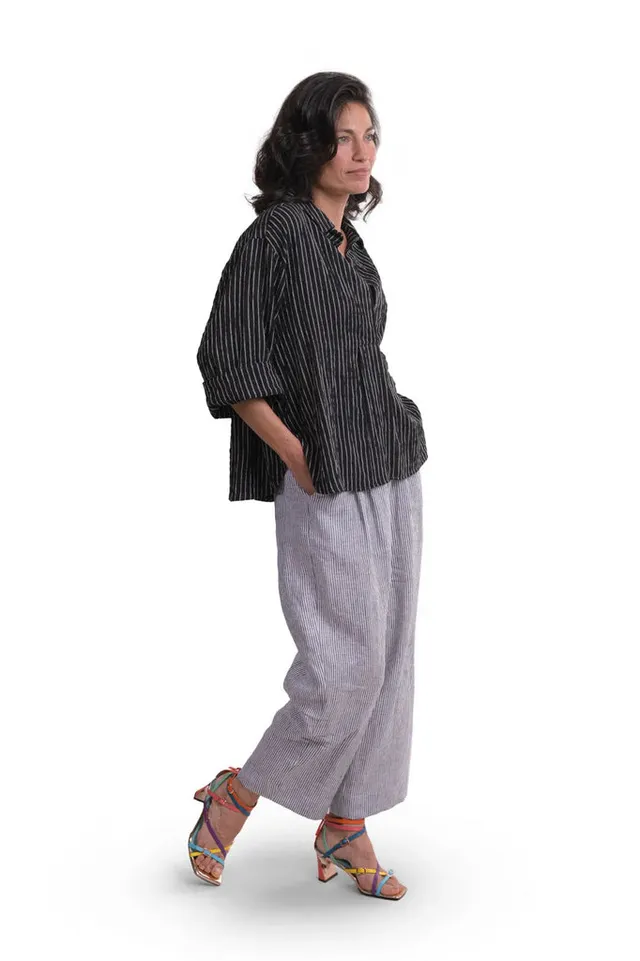 alembika-pinstripe-swing-top-schwarz image 1