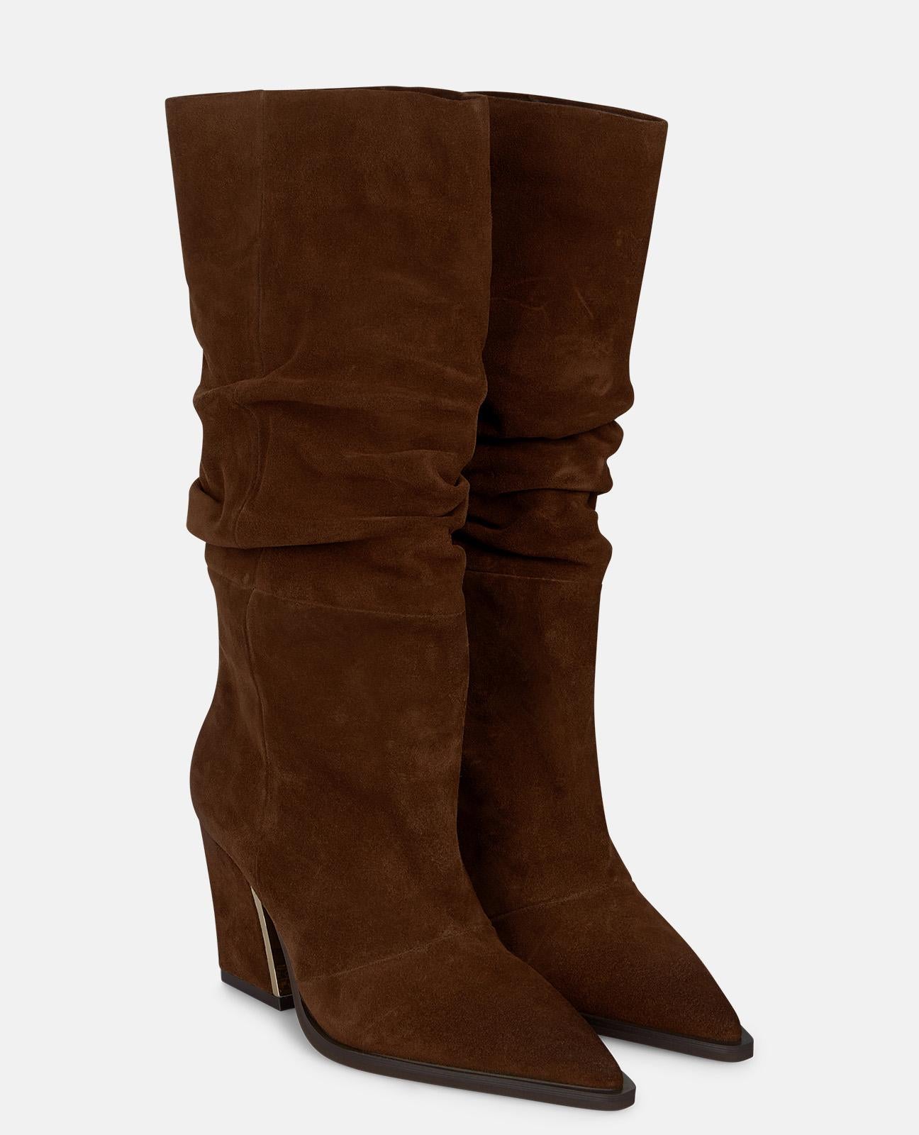 alma-en-pena-wildleder-stiefel-camel-8-cm image 2