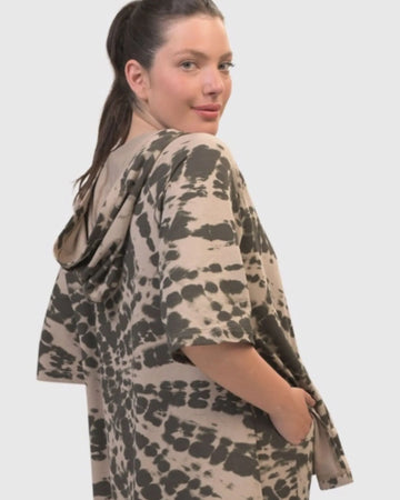 alembika-inhale-hooded-hi-lo-top-stone-tie-dye image 2