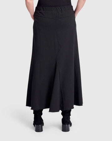 alembika-terry-pieced-maxi-rock-schwarz image 6