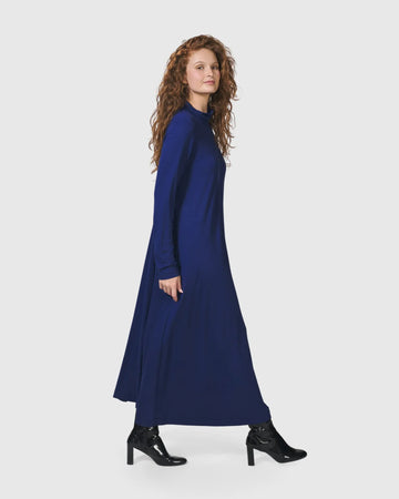 alembika-essential-a-linie-kleid-royal-blue image 2