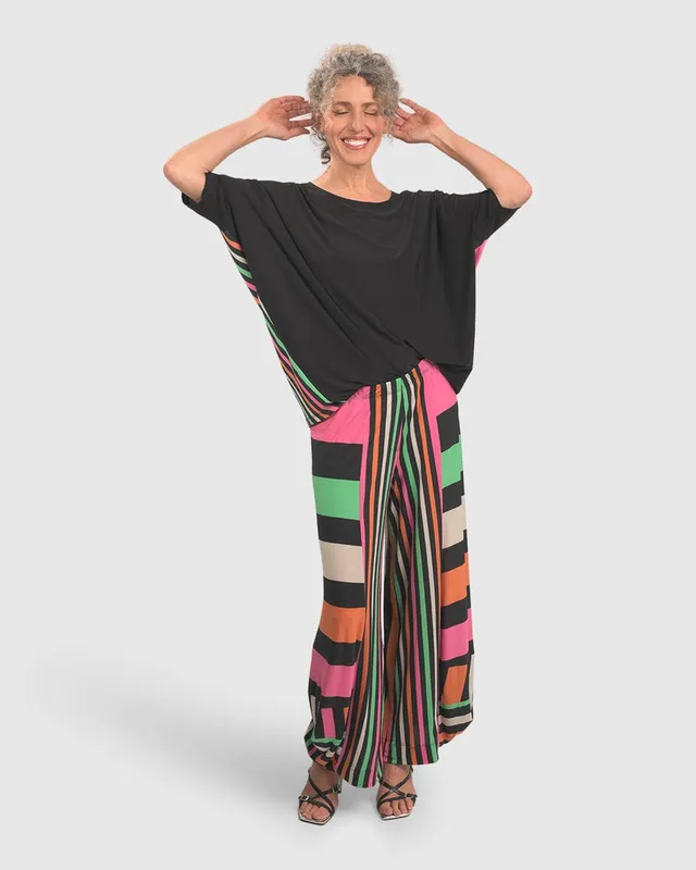 alembika-drapey-dolman-top-rainbow-tunika-top image 1