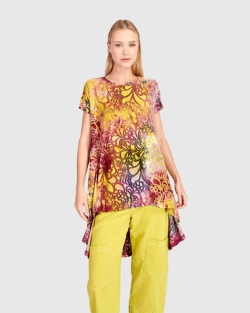 alembika-wild-heart-swing-tunika-raspberry-gold image 4