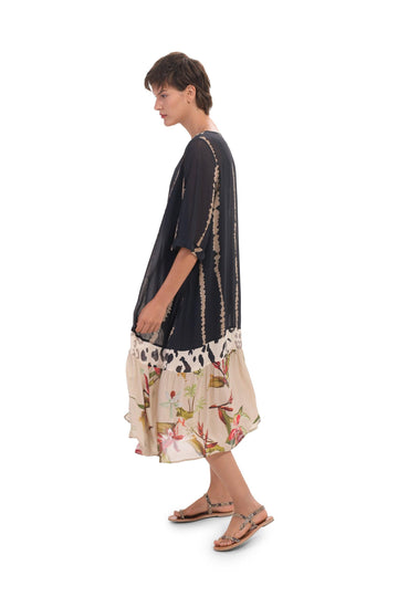 alembika-cora-drop-hem-kleid-multi-taschen image 5
