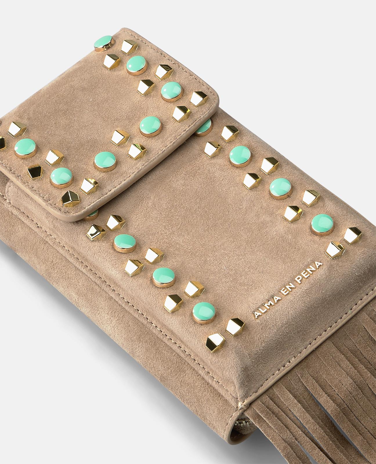 alma-en-pena-alfa-63444-natalia-crossbody-clutch-arena-nieten-fransen image 1