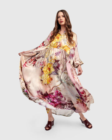 alembika-dionne-maxi-kleid-floral-a-linie-mit-taschen image 8