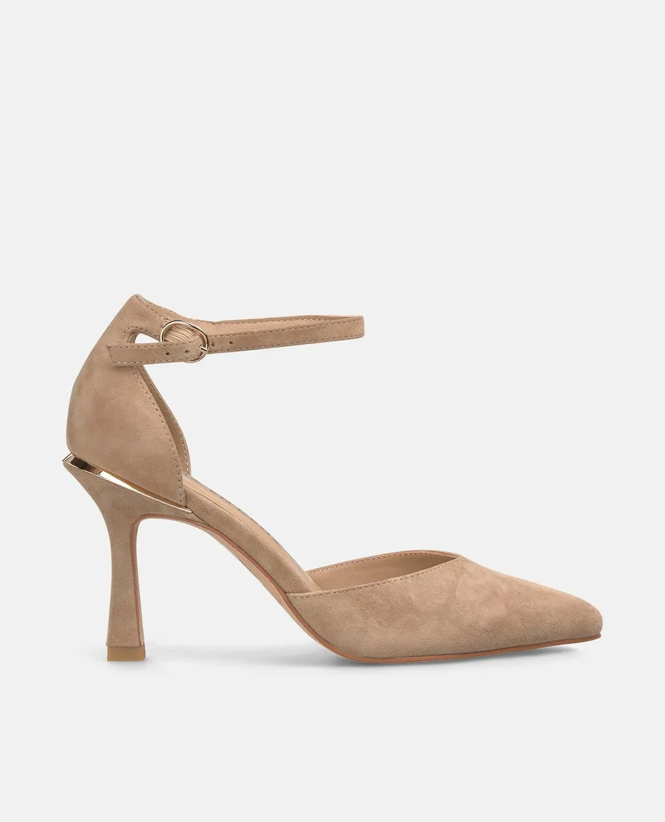 alma-en-pena-high-heel-pumps-mit-riemchen-spitze-zehe-camel-9-cm-absatz image 1