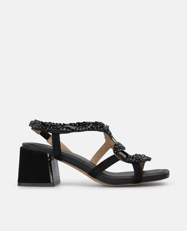 alma-en-pena-heeled-sandal-with-snake-sandalette-schwarz-6-cm image 1