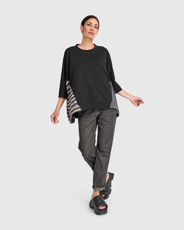 alembika-urban-symbiotic-rounded-tunika-damen-schwarz image 3