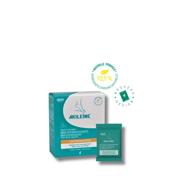 akileine-gamme-verte-galets-de-bain-d-o-effervescents-fu-bad-bei-starkem-schwitz image 1