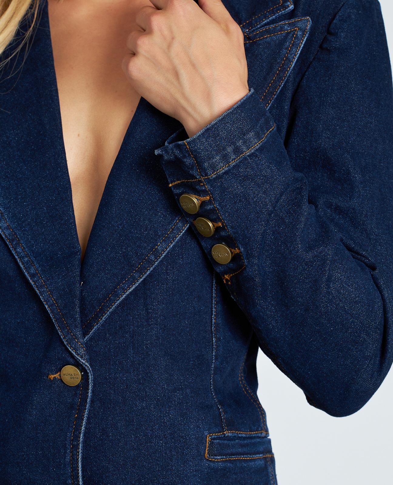 alma-en-pena-blazer-denim-jeans-blazer-damen-baumwoll-mix-mit-stretch image 6