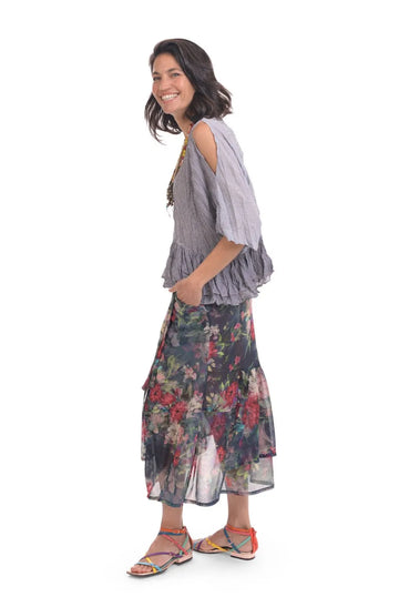 alembika-rhys-ruffled-blouse-gingham-cold-shoulder-bluse image 7